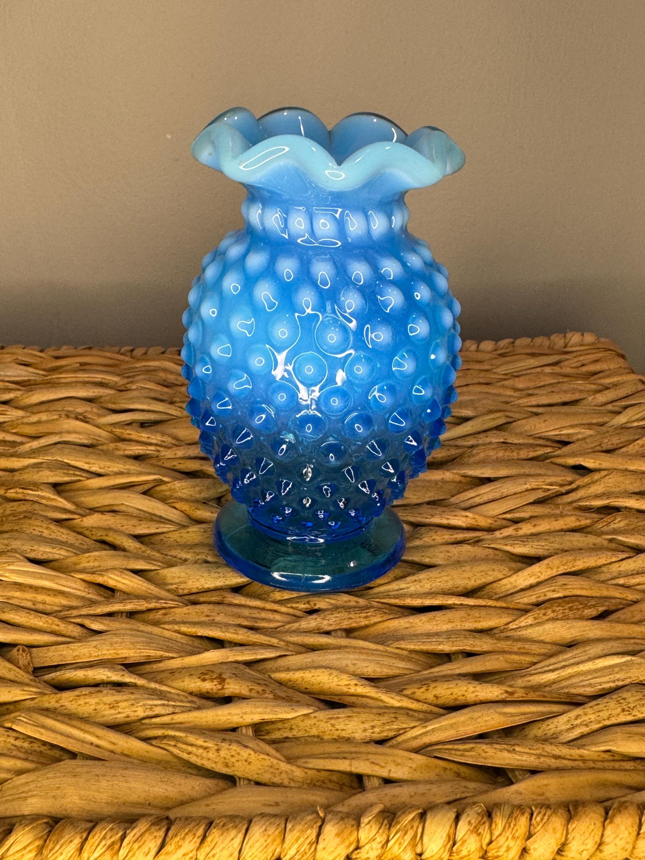 Fenton Blue Ruffle - Etsy