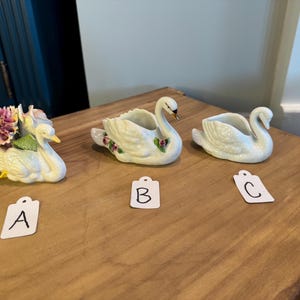 Dresden Swans - Etsy