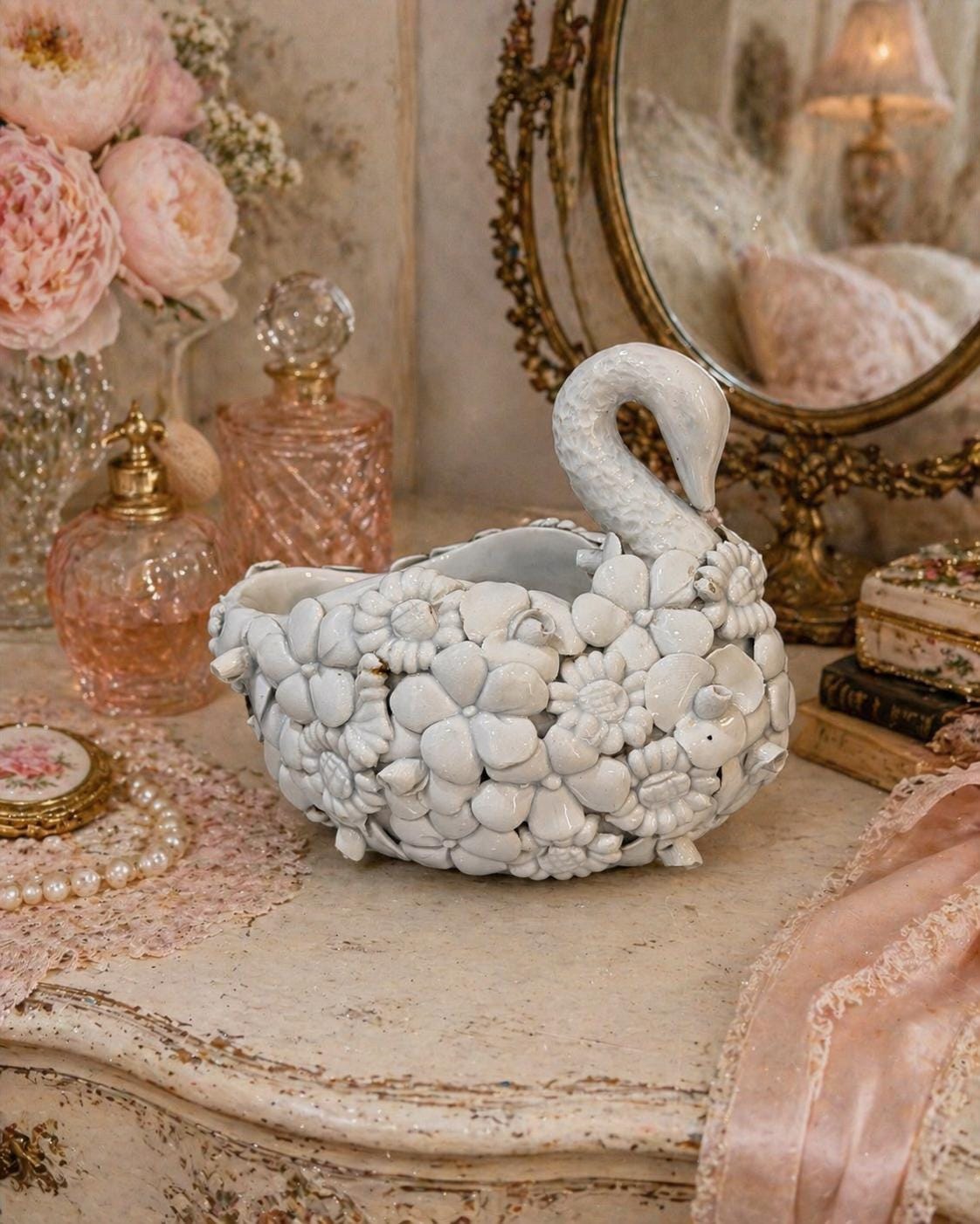 Vintage Italian Made Porcelain Vases - Etsy