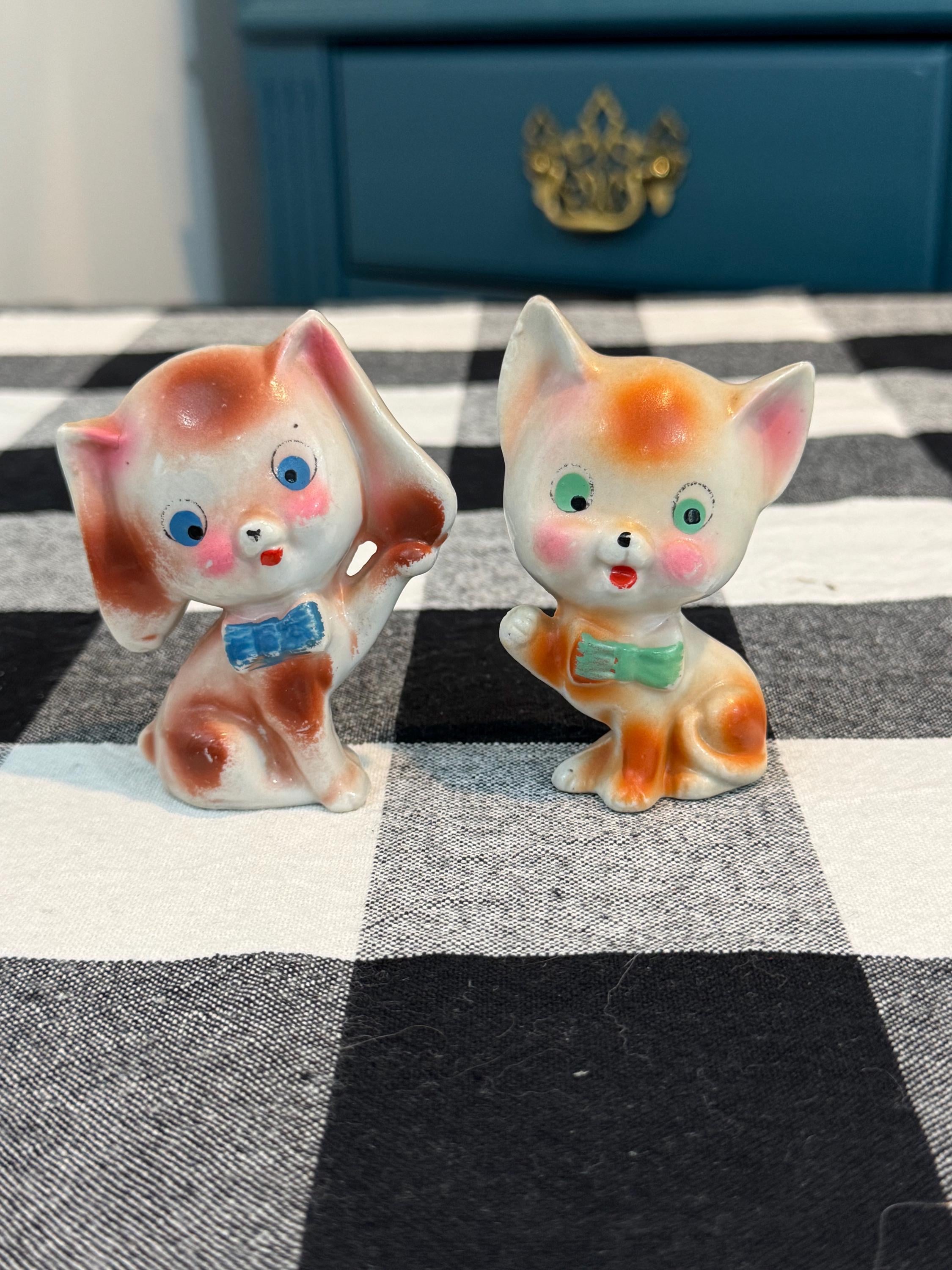 Japanese Vintage Kitsch Ceramic Figurines - Etsy