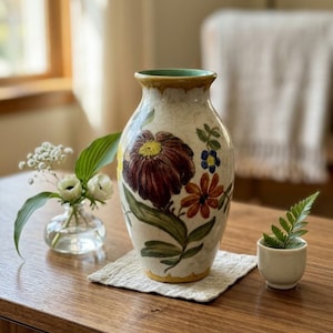 Vintage Gouda Holland pottery vase
