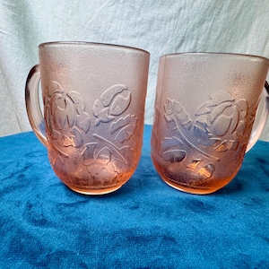 Vintage Rose Glassware - Etsy