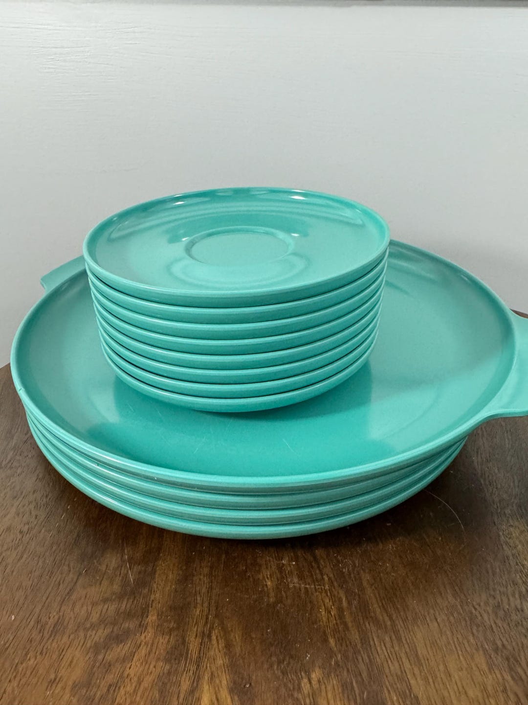 Aztec Melmac Vintage Melamine Aztec Melmac Dinnerware. Plates and Saucers in Bright ...