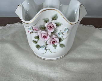 Lefton Morning Glory vase