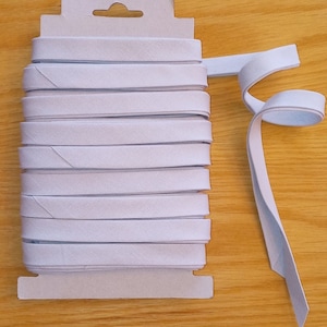10 Yards of Beige 1/4&quot; Double Fold Bias Tape, 100% Cotton Handmade Quilt Binding