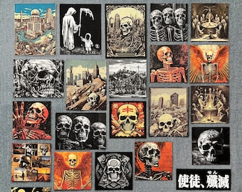 CUSTOM MADE PATCHES | Dtg print patches, Sew on patches, Iron on patch, Horror patch, Cross patch, Skelleton patch, Death patch, Angel patch