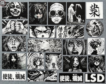 CUSTOM MADE PATCHES | Dtg print patches, Sew on patches, Iron on patch, Horror patch, Manga patch, Japanese patch, Death patch, Anime patch
