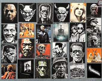 CUSTOM MADE PATCHES | Dtg print patches, Sew on patches, Iron on patch, Horror patch, Frankenstein patch, Skelleton patch, Hellraiser Patch