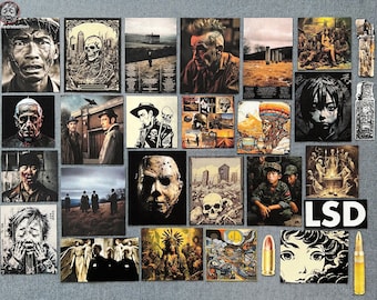 OP MAAT GEMAAKTE PATCHES | Patches met dtg-print, opnaaiende patch, opstrijkbare patch, Japanse patch, horrorpatch, skeletpatch, schedelpatch, helpatch