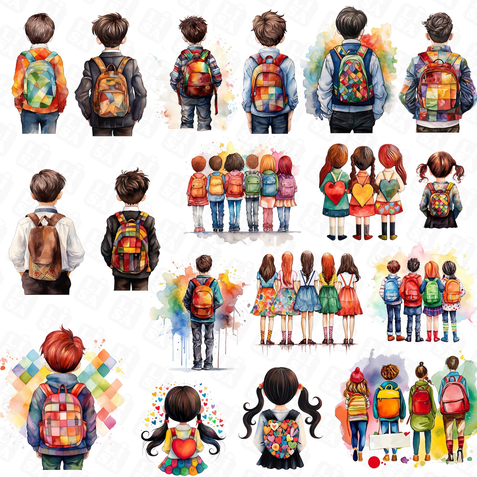135 Back to School PNG, Cute School Clipart, School Kids, School ...