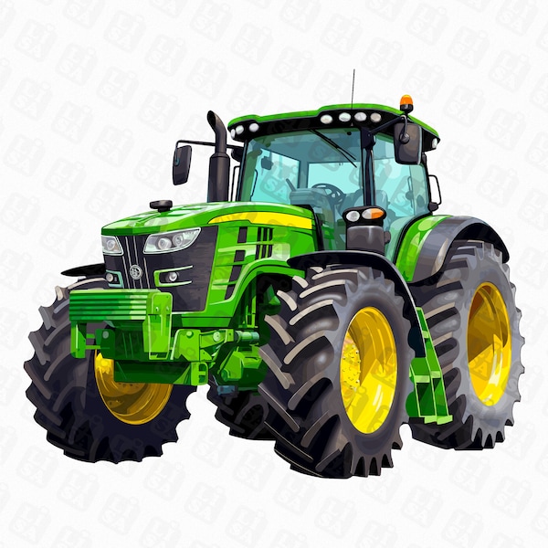 Grüne Traktor Sublimation png - Traktor png, Traktor Transfer, Traktor zum Ausdrucken, Bauernhof Geburtstag, Traktor Geburtstag, digitaler Download