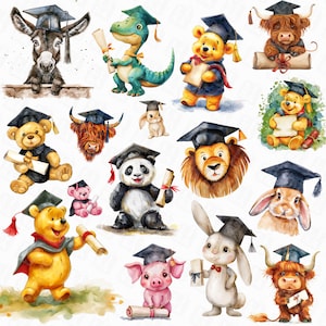 Aquarelle png, casquette de remise des diplômes, clipart de remise des diplômes, chapeau de remise des diplômes - dessins de remise des diplômes avec fond transparent