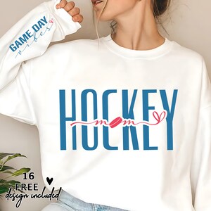 Hockey Mom SVG PNG, Hockey Svg, Game Day Vibes Svg, Mom Life Svg, Hockey Mom Shirt, Hockey Shirt Svg, Hockey Mom Svg Files, Sports Svg