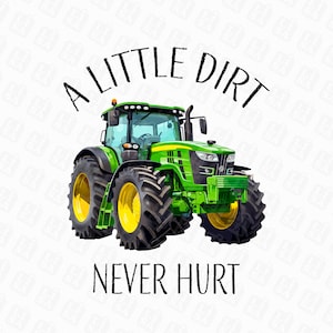 Tracteur agricole png, conception par sublimation pour la vie à la ferme, tracteur disant conception par sublimation, téléchargement immédiat