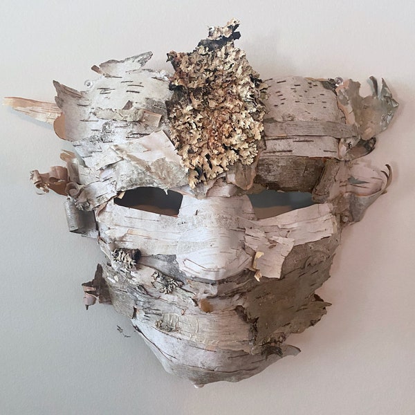 Tree Bark Mask Etsy