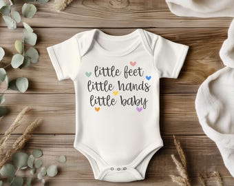 Pies pequeños, manitas, bebé pequeño: Body inspirado en la banda de Dave Matthews / Regalo para bebé amante de la música / Conjunto para bebé de concierto / Amante de la música