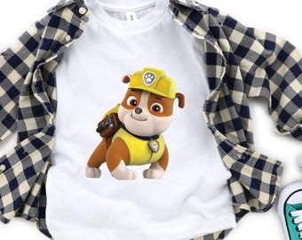 Toddler Shirt | Construction Pup‑Inspired Design | Rubble‑Style Shirt | Adventure Pup Tee | Birthday & Dress‑Up Outfit