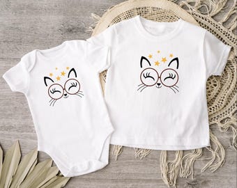 HP Mystical Cat Face | Harry Potter-Inspired Kid Outfit | Wizard Baby Gift | Unisex Toddler Clothes | Potter Kids | 100% Cotton