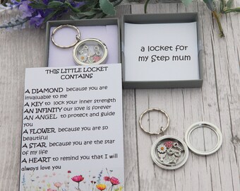 Step Mum gift Step mum  Keepsake ,Happy birthday gift , Gift for her