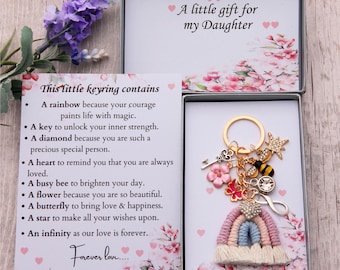 Daughter gift Daughter Keepsake ,Happy birthday gift keying ,Gift for her, Xmas gift