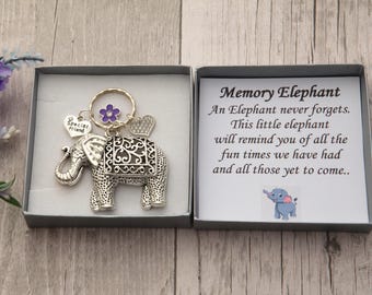 Special friend gift Elephant gift  Special friend Keepsake Keying ,special friend's 's Birthday gift ,Christmas gift, Thinking of you gift