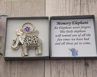 Sister gift Elephant gift ,Sister Keepsake Keying, Sister's Birthday gift ,Christmas gift, Thinking of you gift