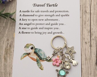 Travel Turtle Keying ,Safe Travel keying, Journey Good Luck Keying,travel turtle keying,good luck charm keying