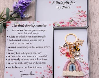 Niece gift Niece Keepsake ,Happy birthday gift keying ,Gift for her, Xmas gift