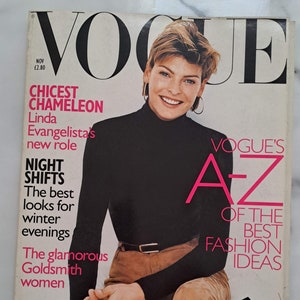 Vintage 1994 Versace Jeans Couture Claudia Schiffer Magazine PRINT AD  Fashion