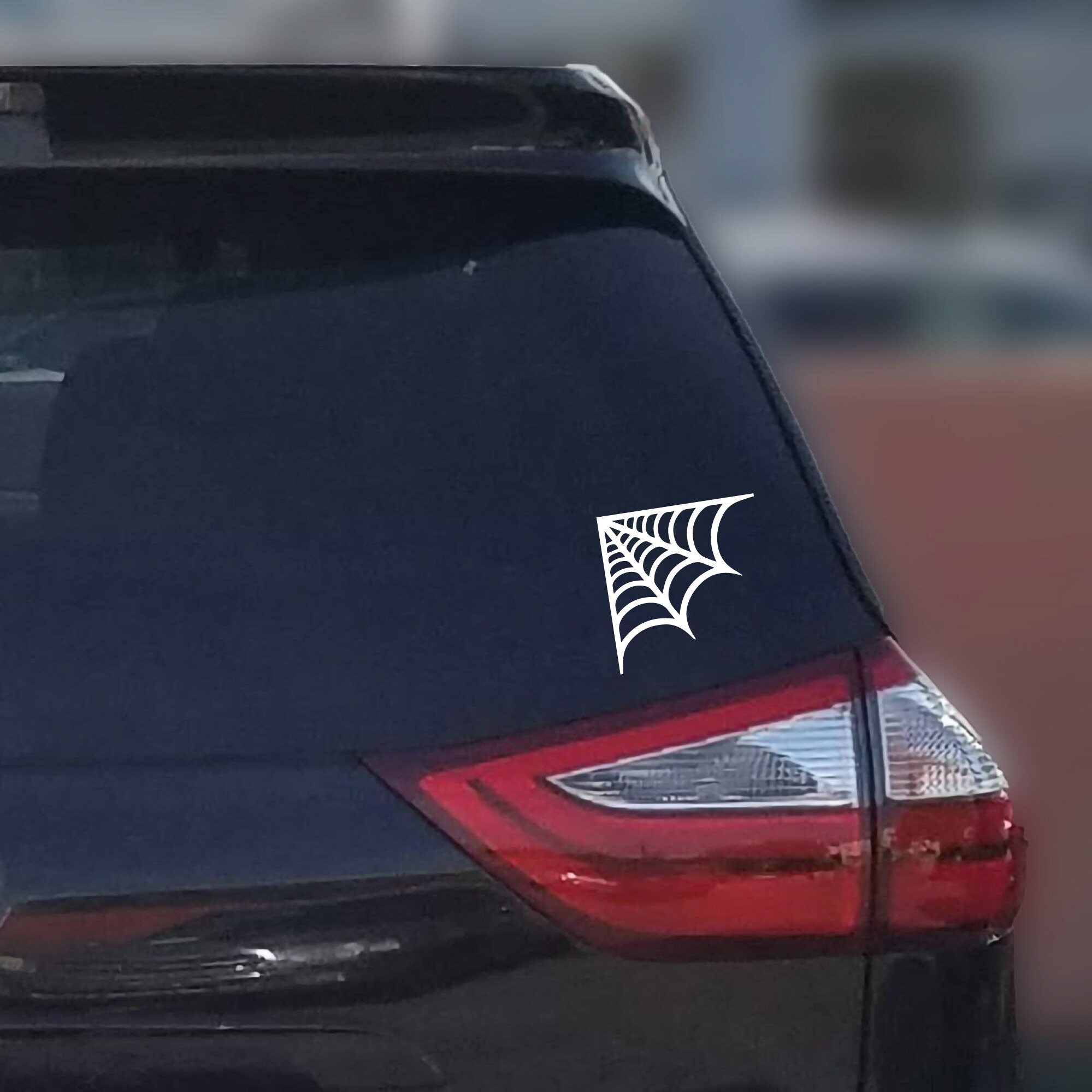 Spider Web Decal Stickers for Wall Car Window Motorcycles, Corner ...