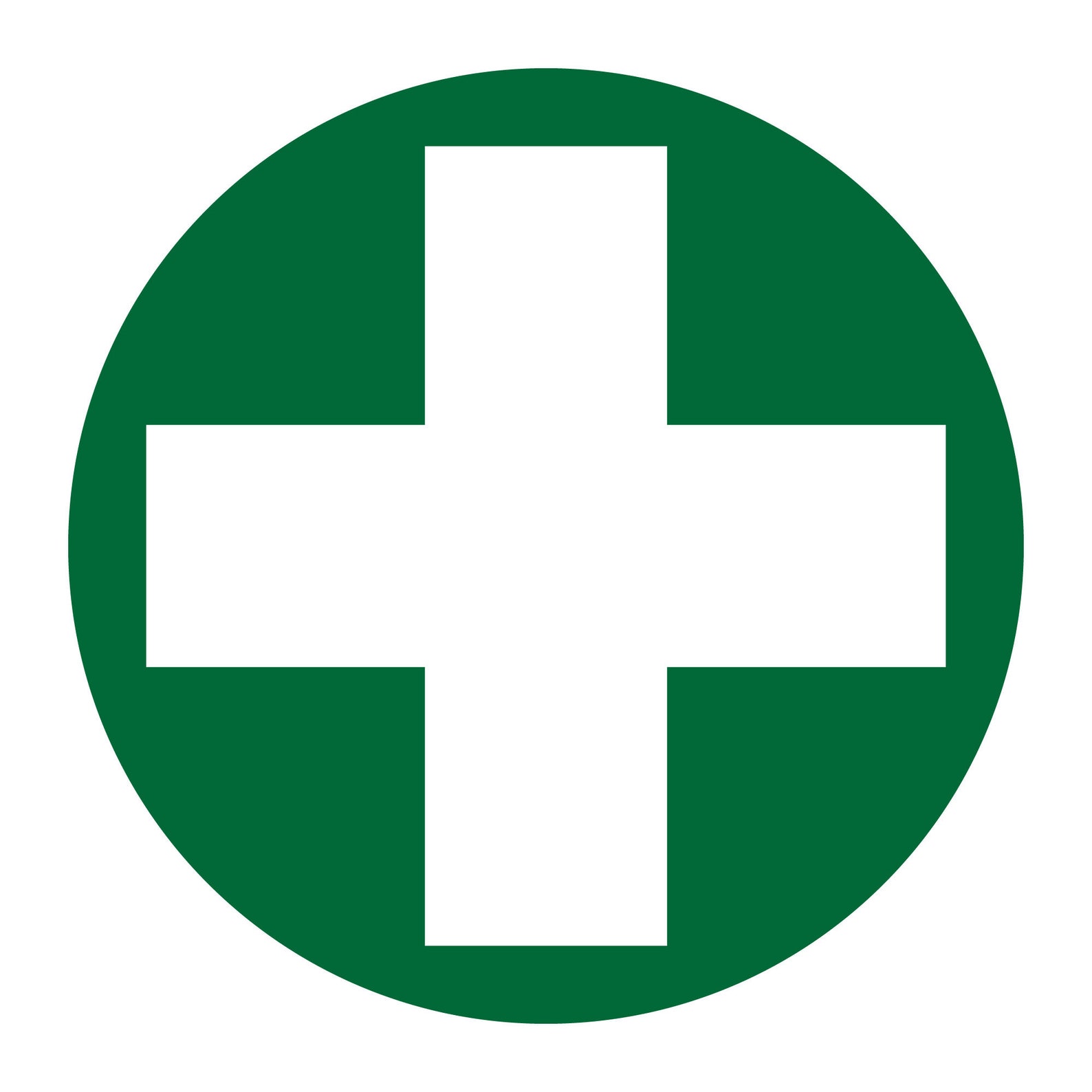 Classic Red Cross Round Decal Sticker - Etsy