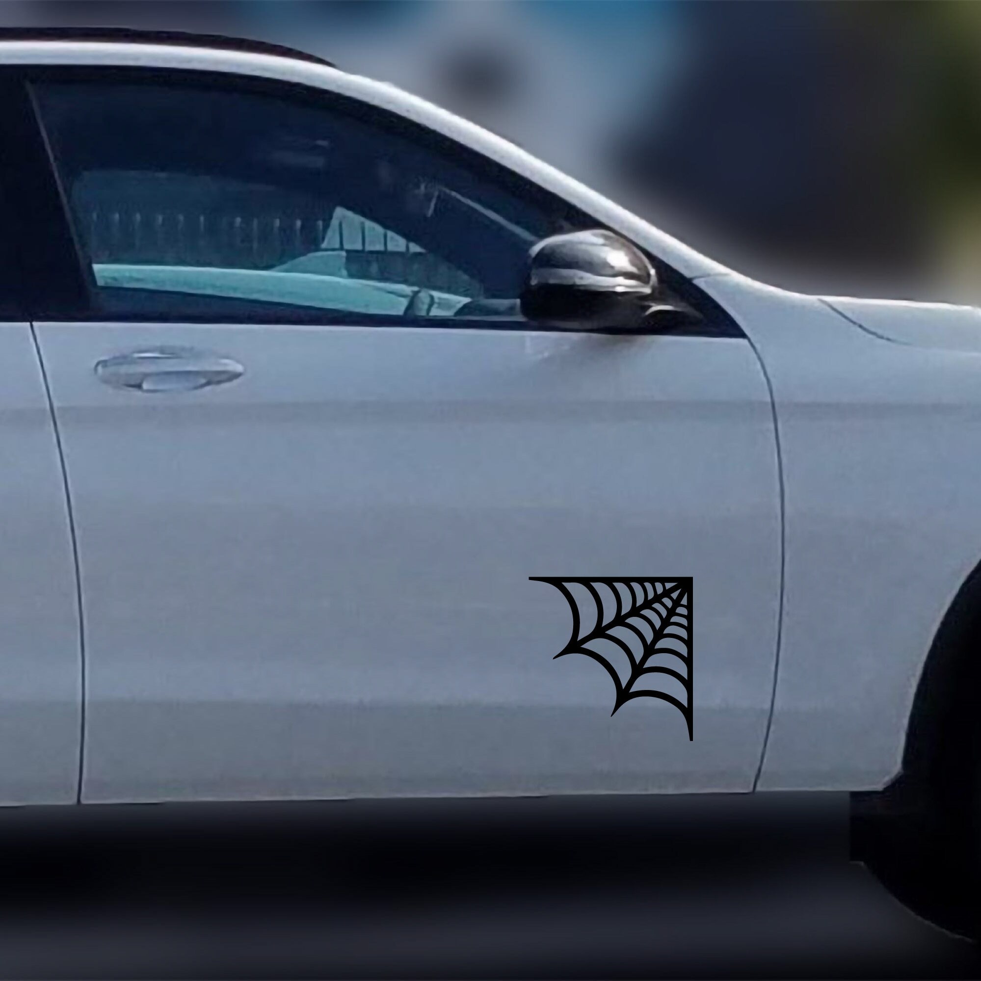 Spider Web Decal Stickers for Wall Car Window Motorcycles, Corner ...