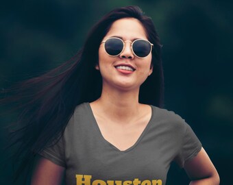 Houston-T-shirt | HoustonTexas | Houston trots | Houston Texas-shirt | H stadsshirt | Houston | Houston-T-shirt voor dames | Cadeau | HOU