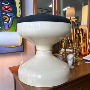 1960s White ABS Plastic &quot;Rocchetto&quot; Stool by Kartell