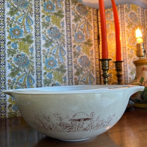 Pyrex Forest Fancies &quot;Mushroom&quot; Cinderella Nesting/Mixing Bowls