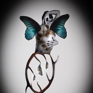 Collage - Collage Art - Conceptual Art - Portrait Art - Butterfly - Butterfly Art - Fine Art - Art - Fine Art Print - Emotive Art