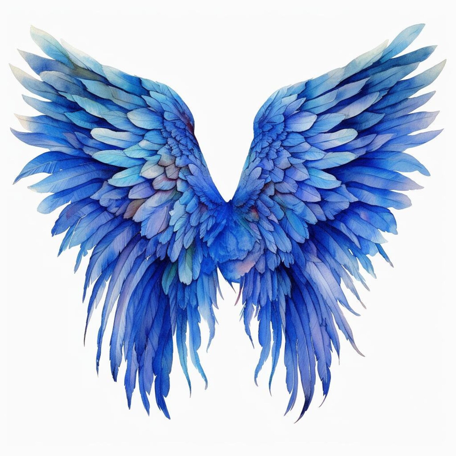 156 Blue Fantasy Clipart | Blue Fairy Clipart | Watercolor Clipart ...