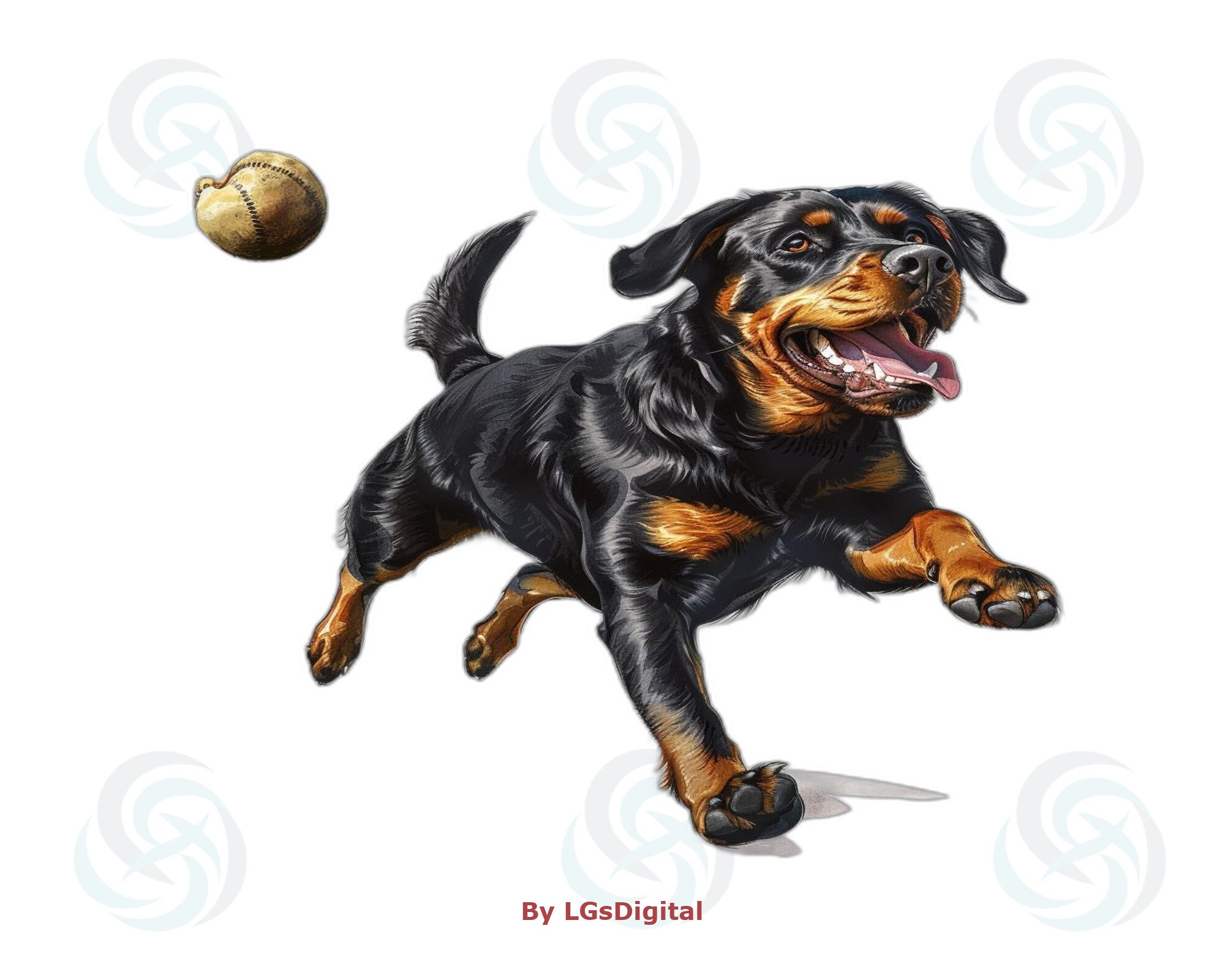 200 Rottweiler Clipart | Realistic Clipart | Transparent Background ...