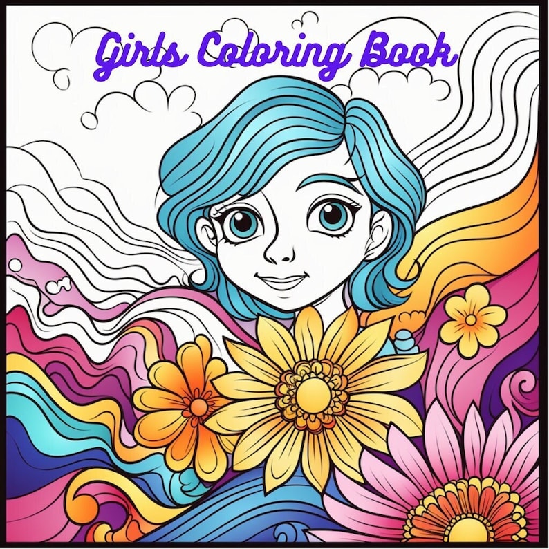 Printable Girls Coloring Pages 20 Coloring Pages Printable - Etsy