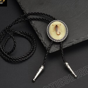 Bolo Tie Vintage En Argent Du Mexique - Cravate De Cowboy, Bon état, Occasion