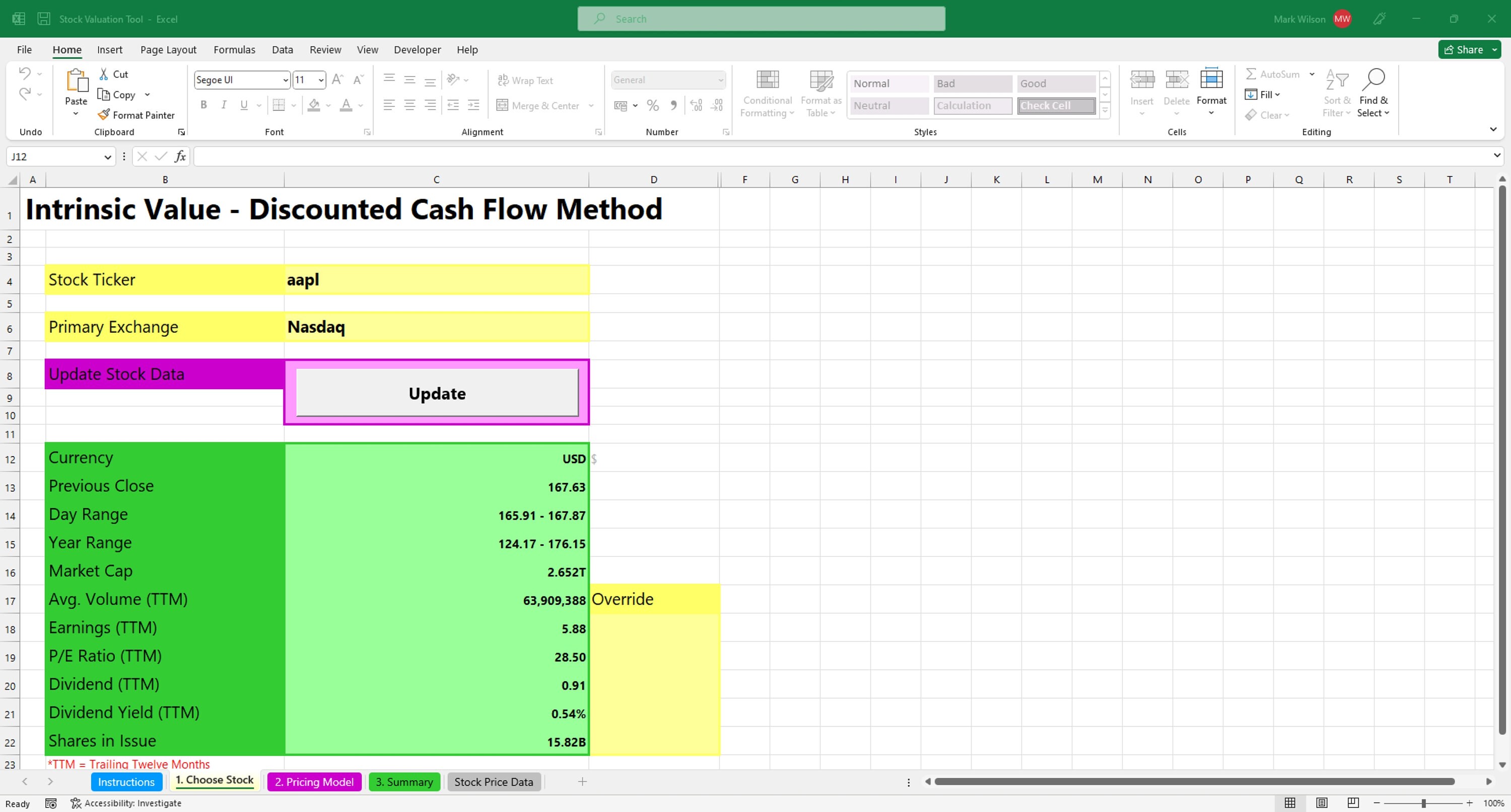 Stock Intrinsic Value Calculator - Etsy Ireland