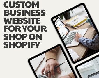 Custom Business Website for Your Shop on Shopify - Shopify Website Design