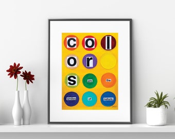 colors (in yellow) | 10x13 Giclée PRINT