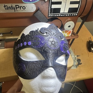 Custom Wet Formed Leather Mask