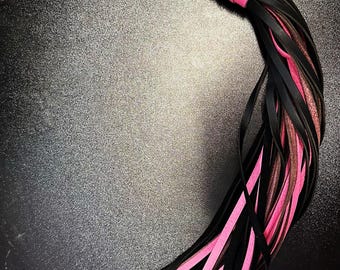 Custom Leather Flogger - choose the design and length/width