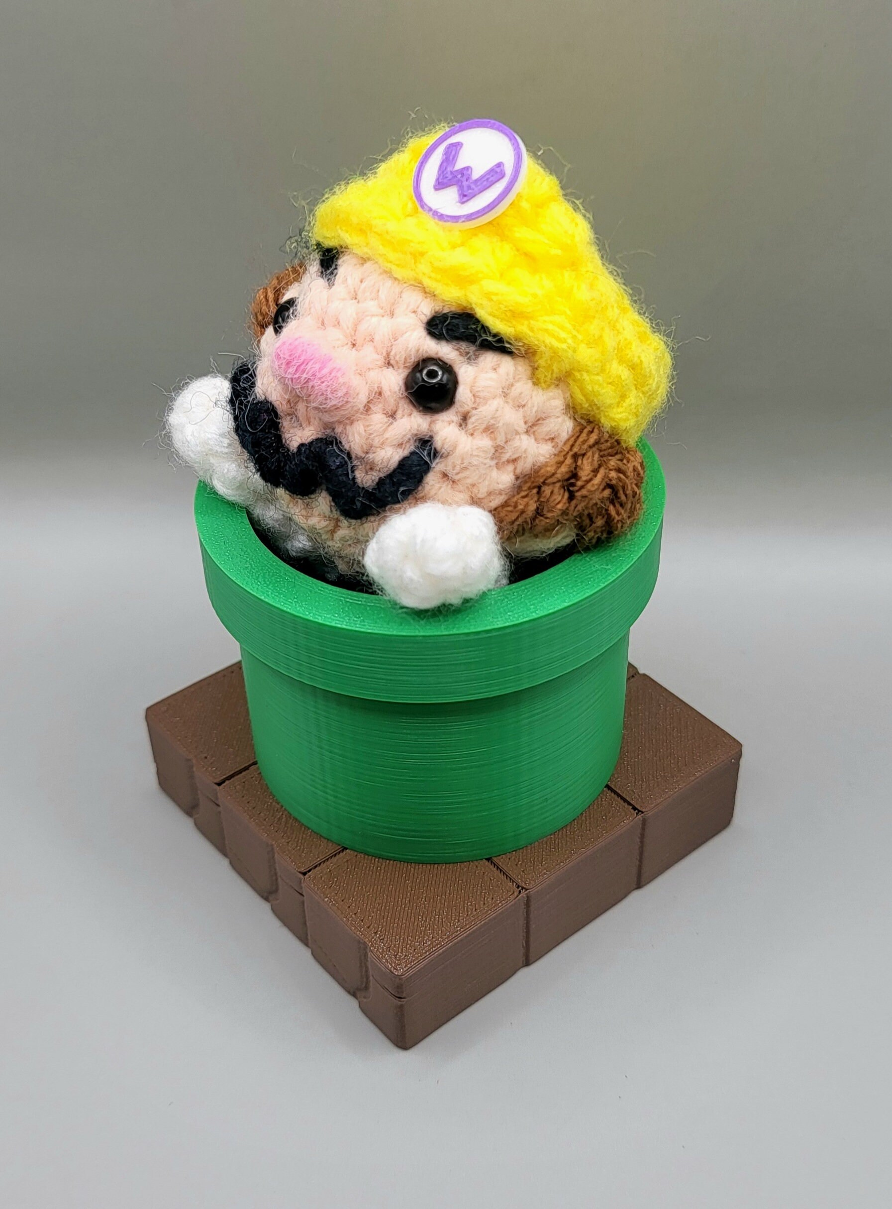 Super Mario Bros Crochet Amigurumi Figurine - Etsy