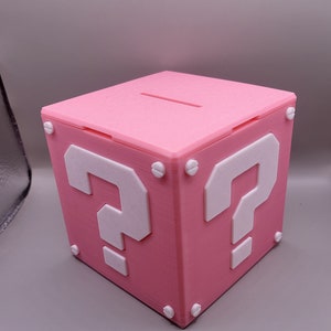 Super Mario Bros Question Block Piggybank - Etsy