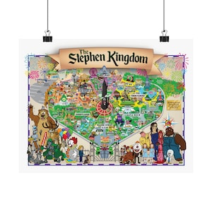 La carte du royaume de Stephen - Impression artistique