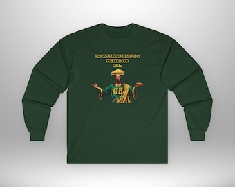 Jesus is a Packers Fan Long Sleeve Tee | Funny Faith Football Shirt