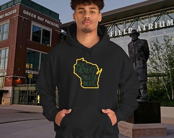 Wisconsin Packers Beer Cheese Hoodie, Game Day Apparel